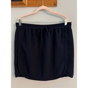 J.Crew Navy Pull-On Tulip Skirt Drawstring Pockets